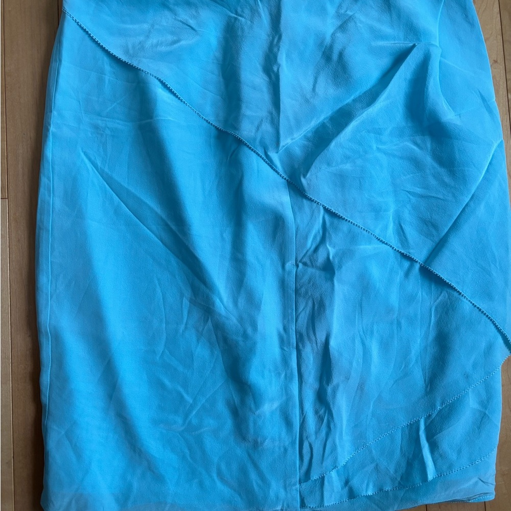 Olsen Elegant Blue Women's Skirt